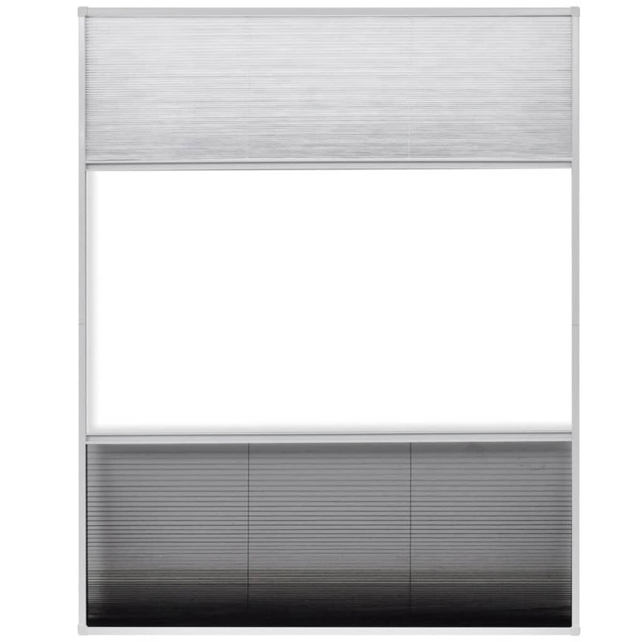 Raamhor Plissé Met Verduistering 80X100 Cm Aluminium 80 x 100 cm Wit