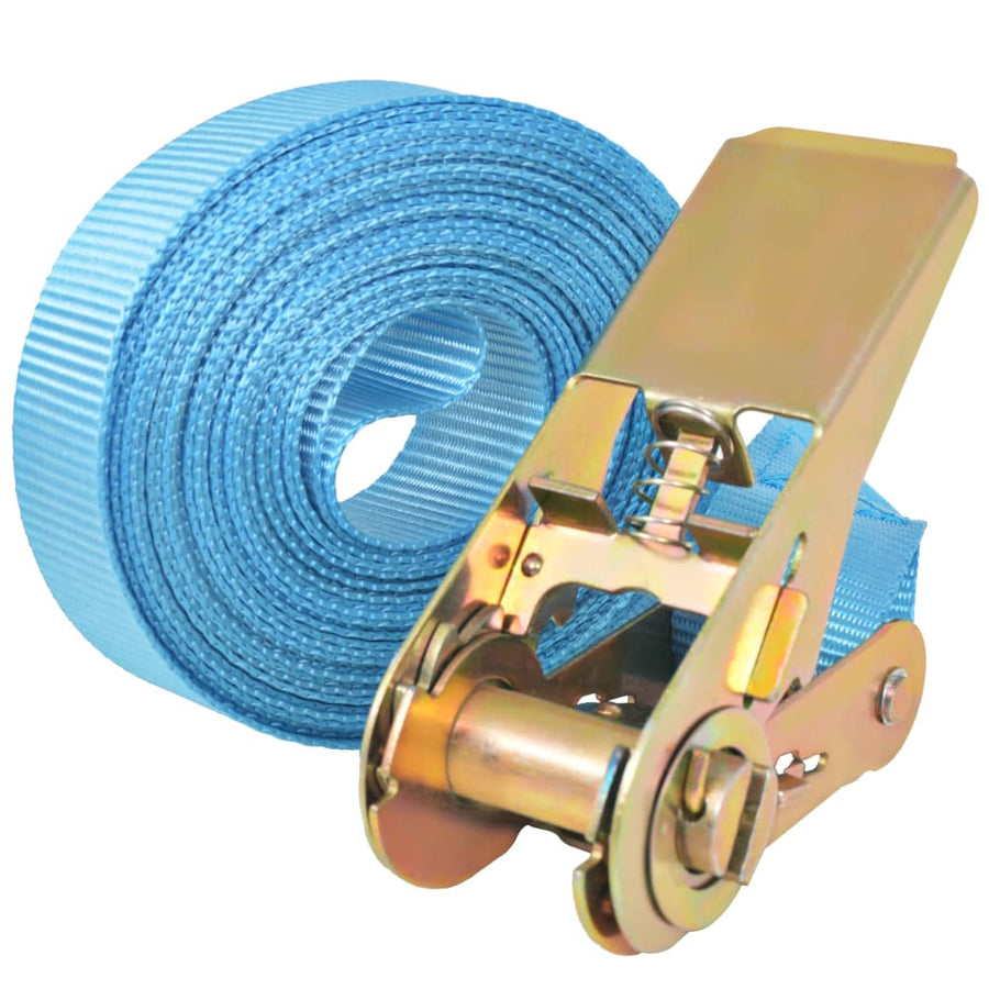 Spanbanden 0,8 Ton 6Mx25Mm St 4 6 m x 25 mm Blauw