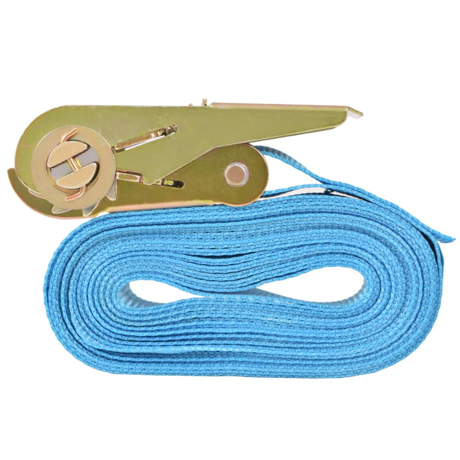 Spanbanden 0,8 Ton 6Mx25Mm St 4 6 m x 25 mm Blauw