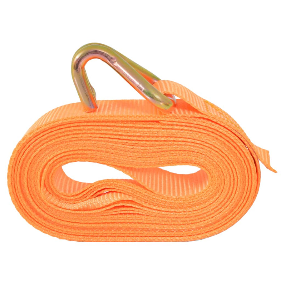 Spanbanden 0,4 ton 6mx25mm oranje 10 st