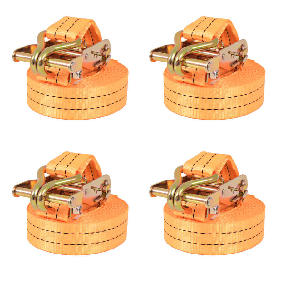 Spanbanden 1 ton 6mx38mm oranje 4 st 4 6 m x 38 mm orange