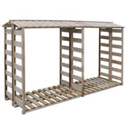 Firewood storage 300x90x176 cm impregnated pine wood
