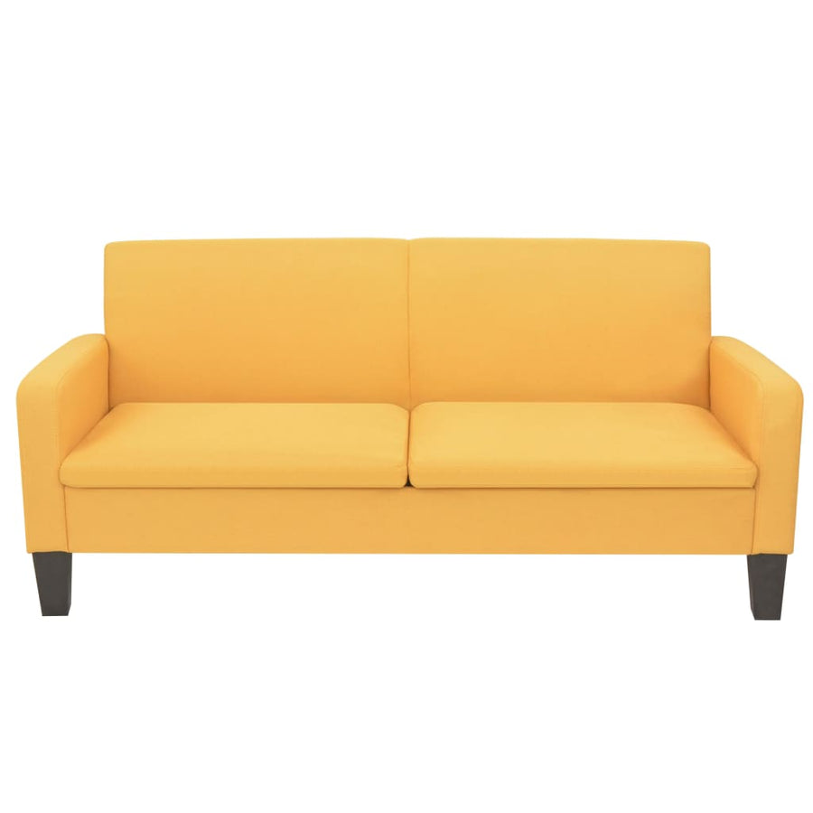 180X65X76 Cm Geel Driezitsbank