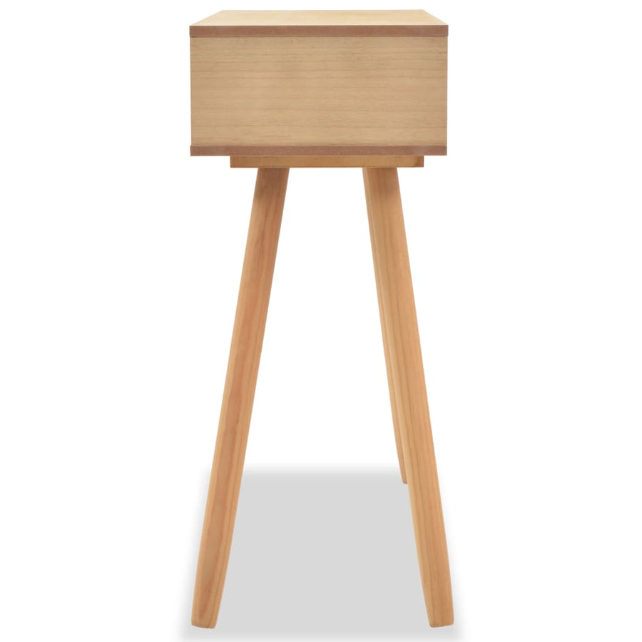 Wandtafel 80X30X72 Cm Massief Grenenhout Bruin