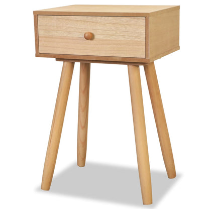 Nachtkastjes 40X30X61 Cm Massief Grenenhout Bruin