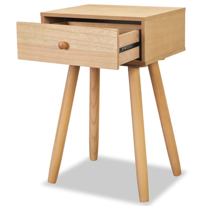 Nachtkastjes 40X30X61 Cm Massief Grenenhout Bruin
