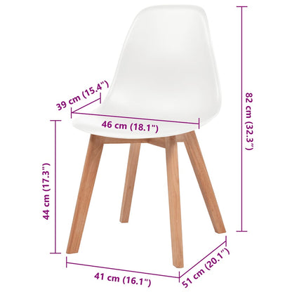 Eetkamerstoelen Kunststof 4