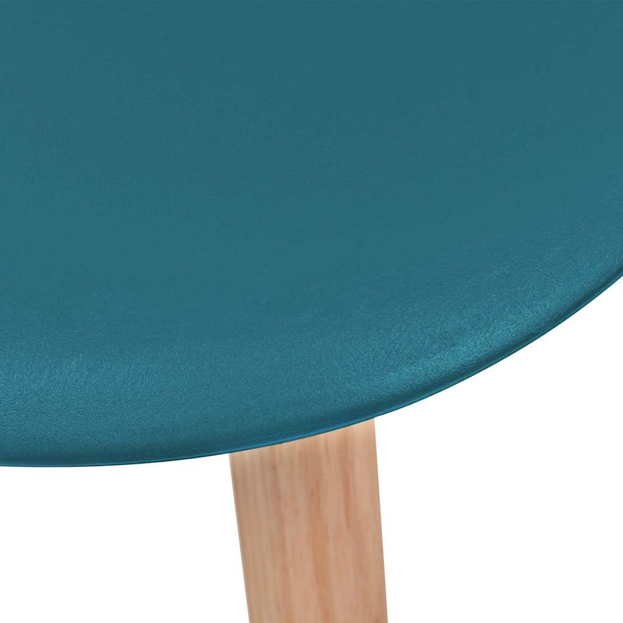 Eetkamerstoelen 2 st kunststof turquoise