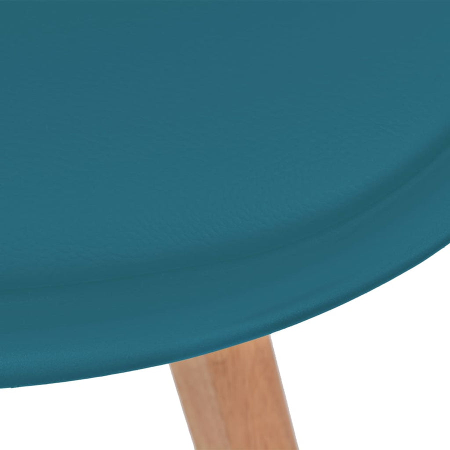 Eetkamerstoelen Kunststof 2 Turquoise