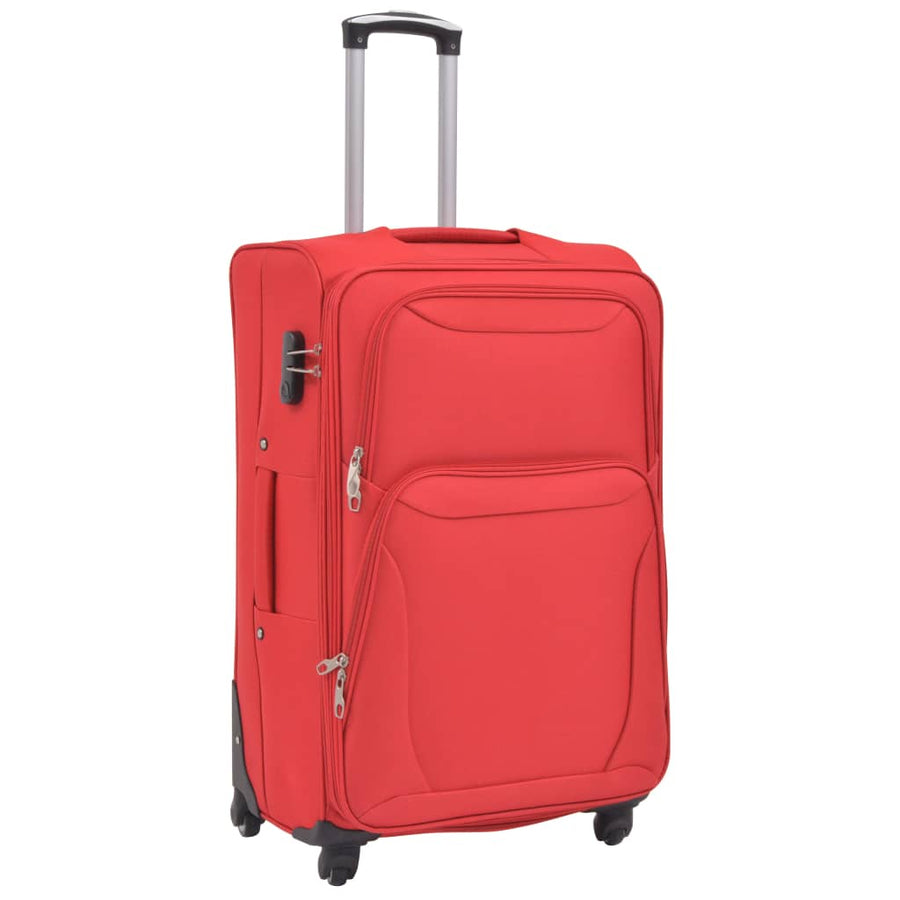Trolleyset rood 3-delig Rood