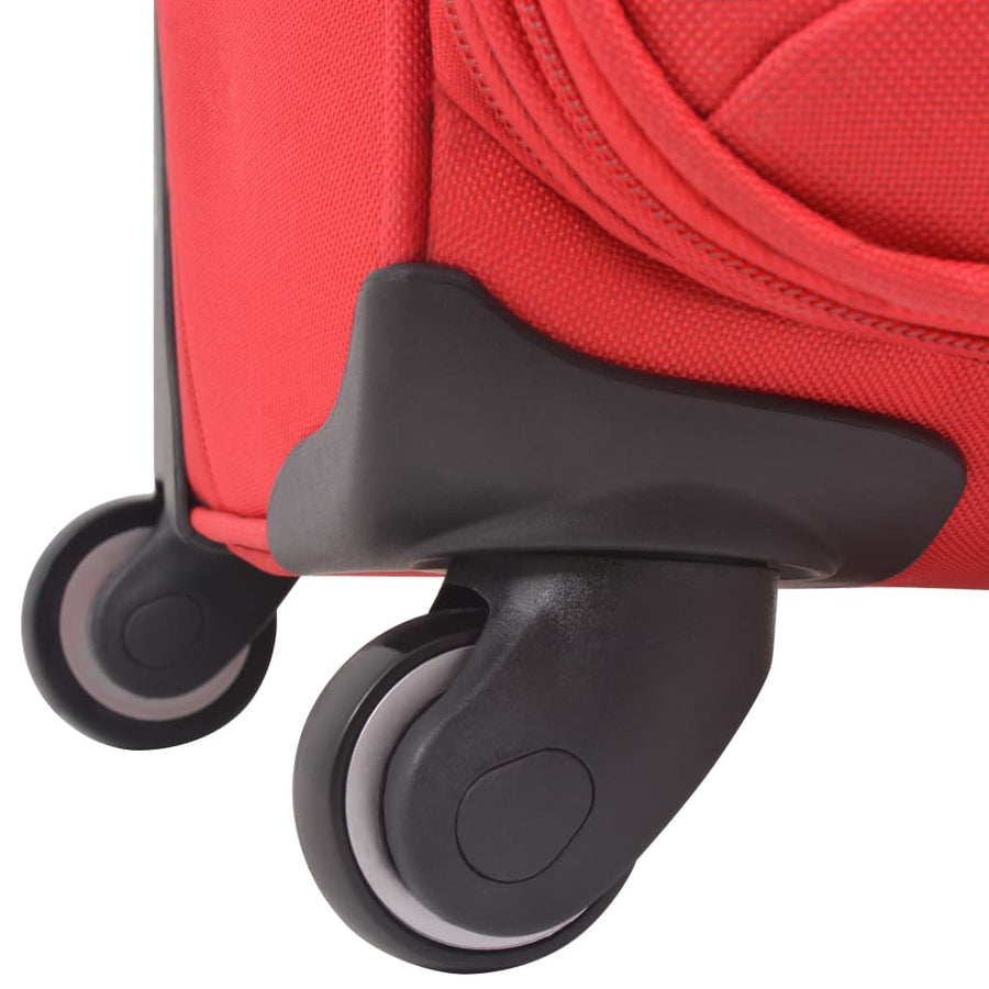 Trolleyset rood 3-delig Rood