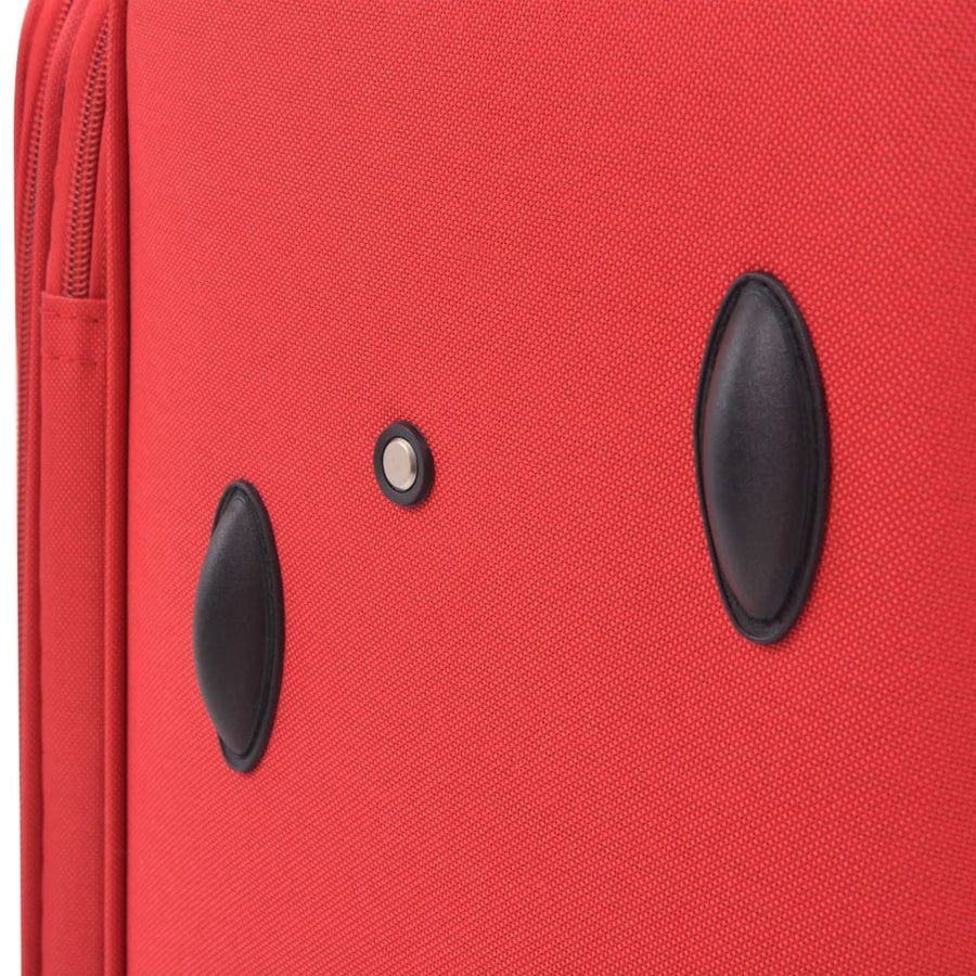 Trolleyset rood 3-delig Rood