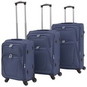 3-piece trolley set navy blue