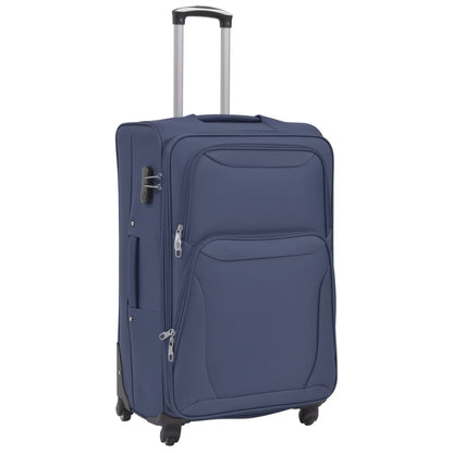 Trolleyset marineblauw 3-delig Marineblauw