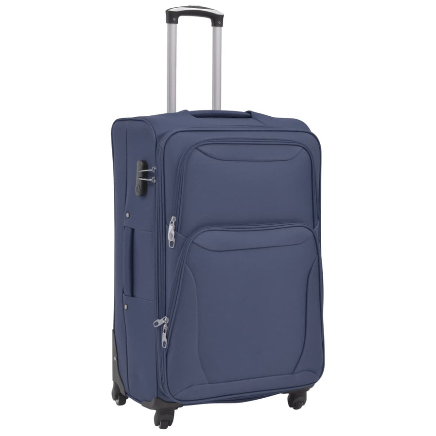 Trolleyset marineblauw 3-delig Marineblauw