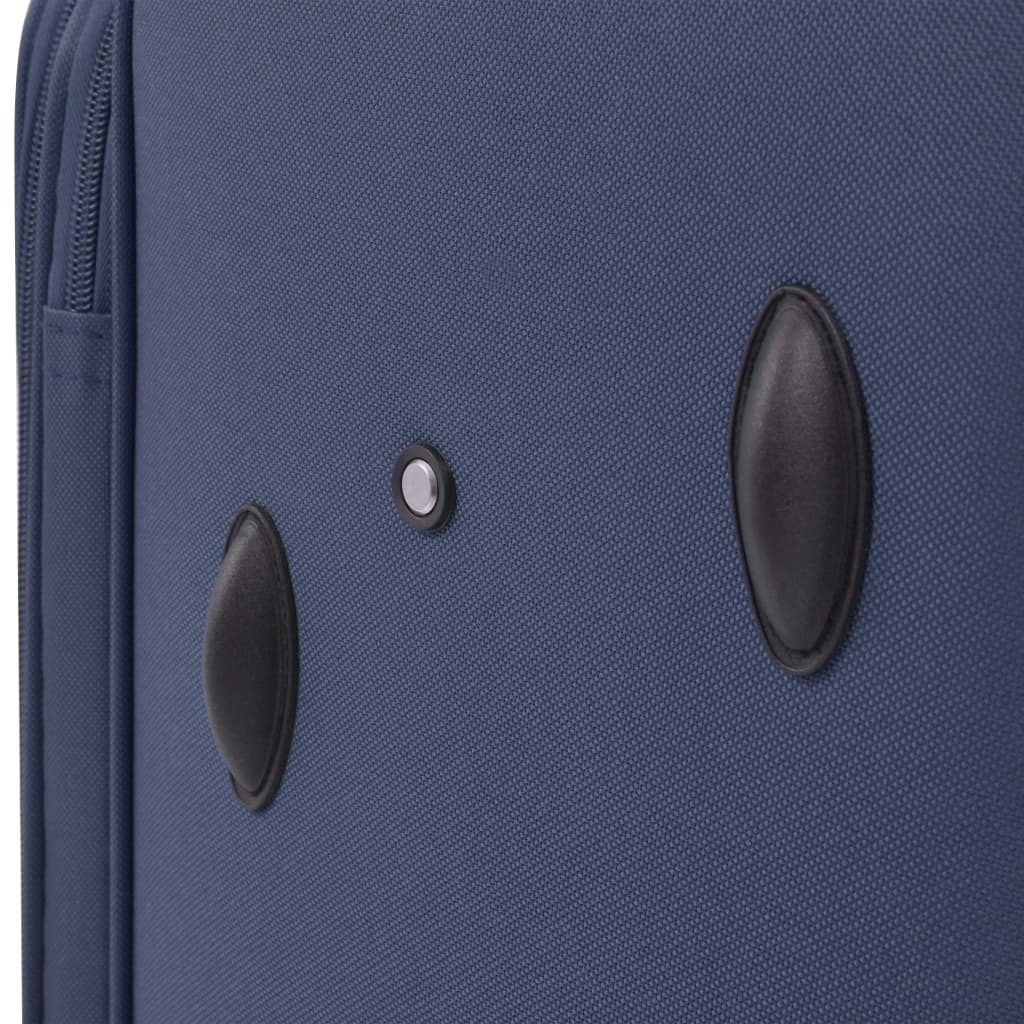 Trolleyset marineblauw 3-delig Marineblauw