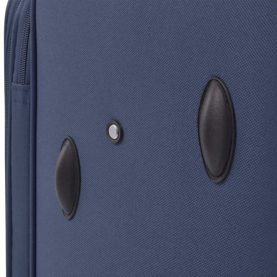 Trolleyset marineblauw 3-delig Marineblauw