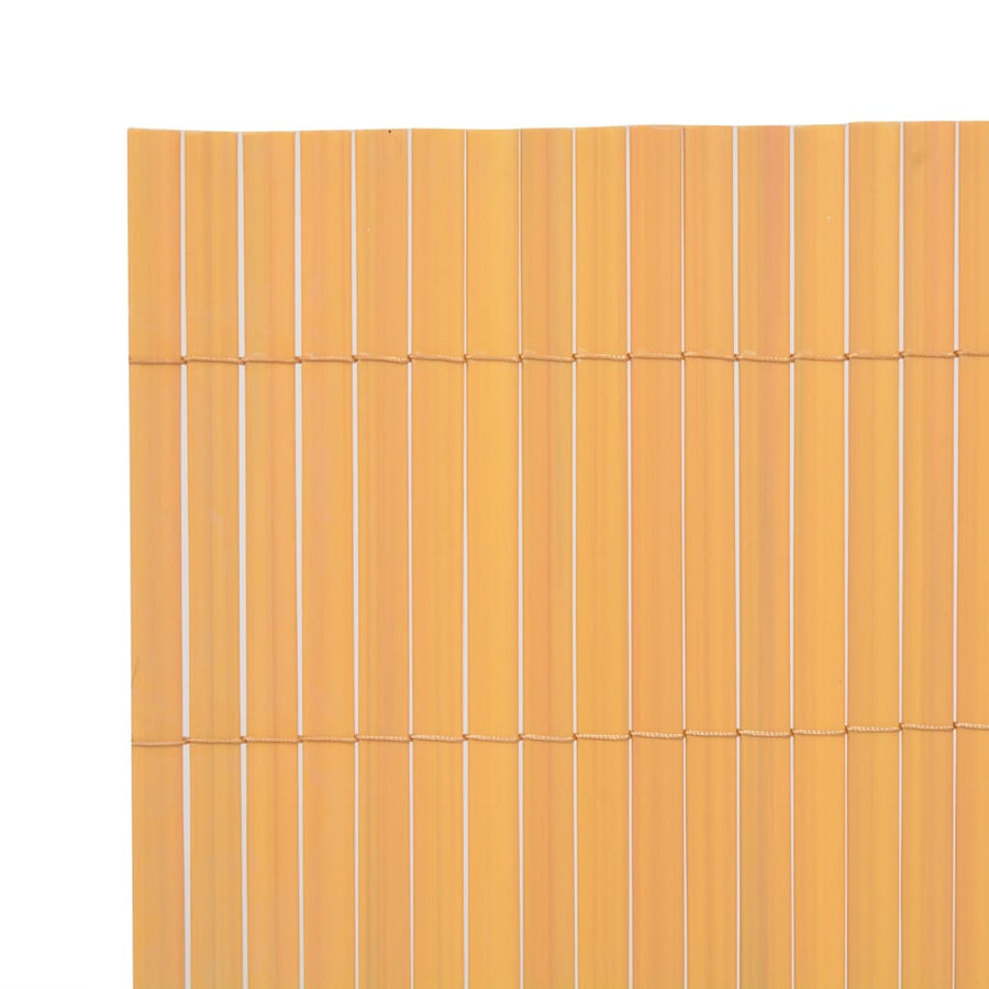 Tuinafscheiding dubbelzijdig 90x300 cm PVC geel 90 x 300 cm Geel