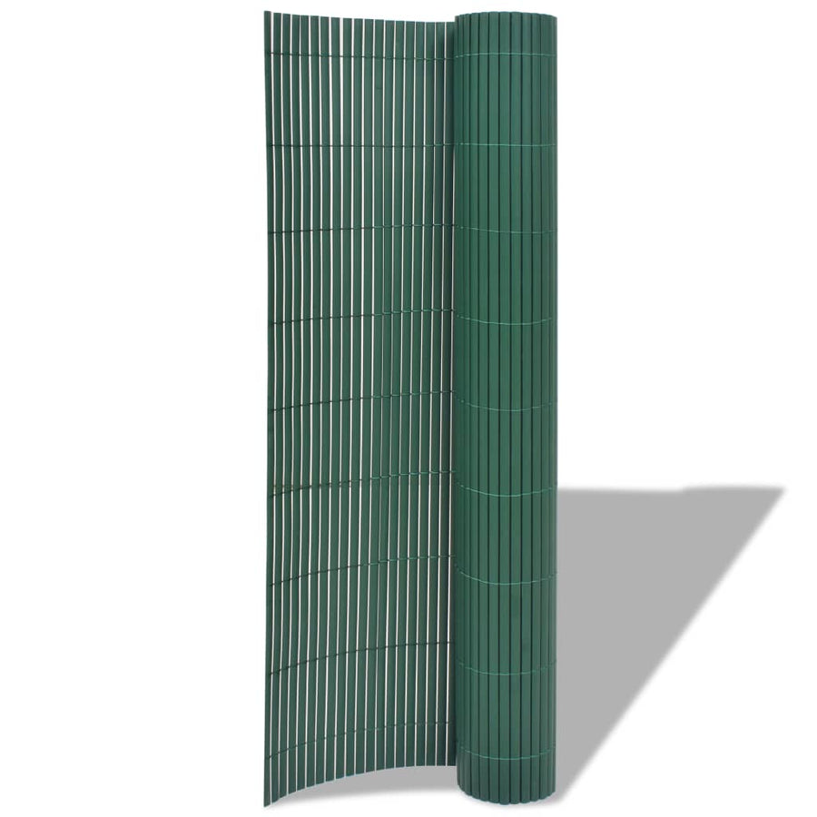 Tuinafscheiding Dubbelzijdig 150X300 Cm Pvc Groen