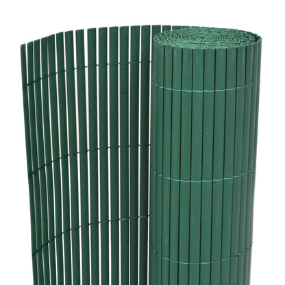 Tuinafscheiding Dubbelzijdig 150X500 Cm Pvc Groen