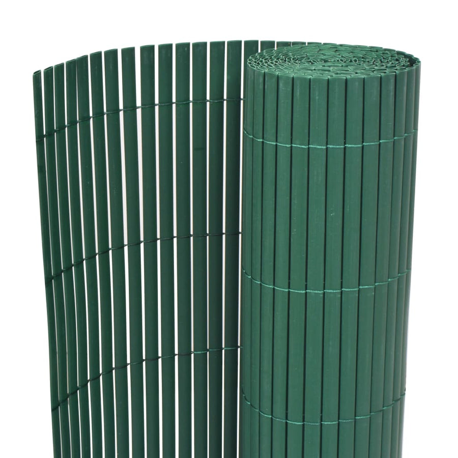 Tuinafscheiding Dubbelzijdig 150X500 Cm Pvc Groen