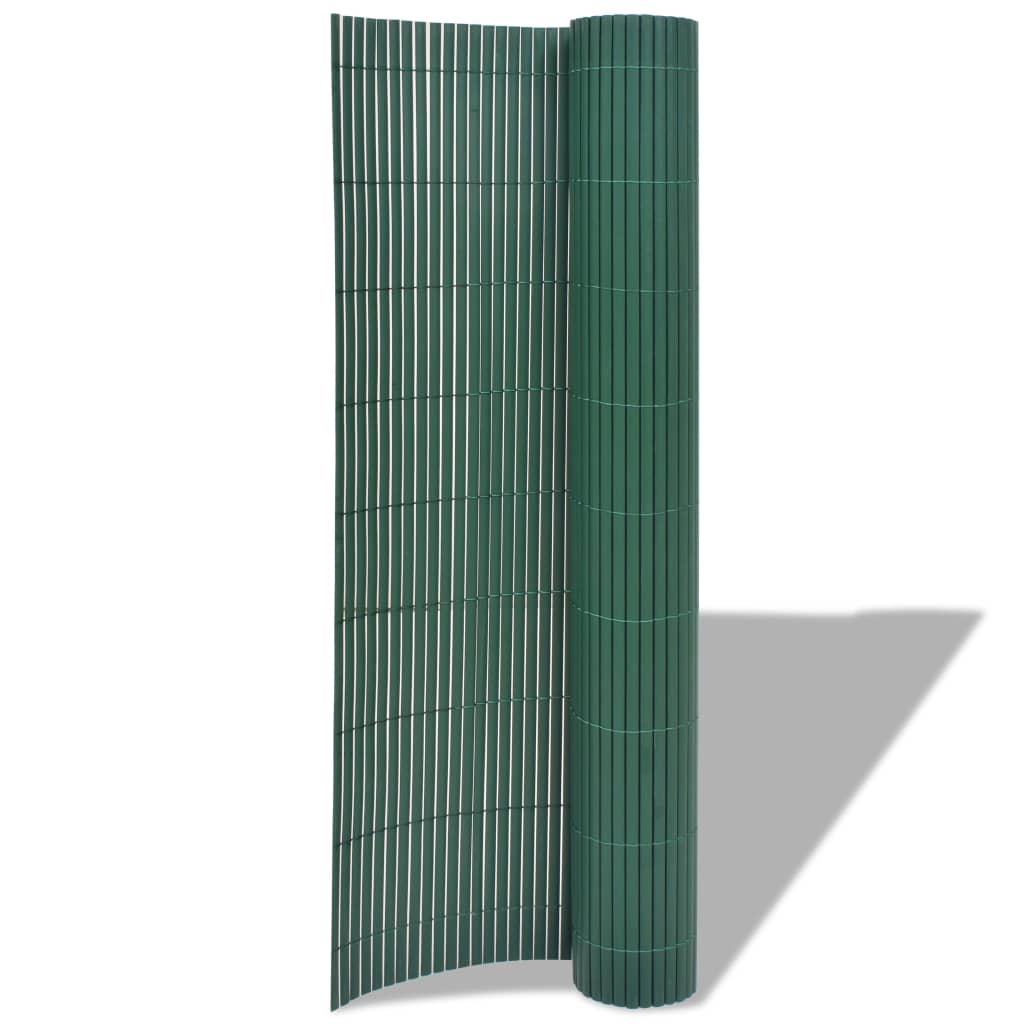 Tuinafscheiding Dubbelzijdig 150X500 Cm Pvc Groen