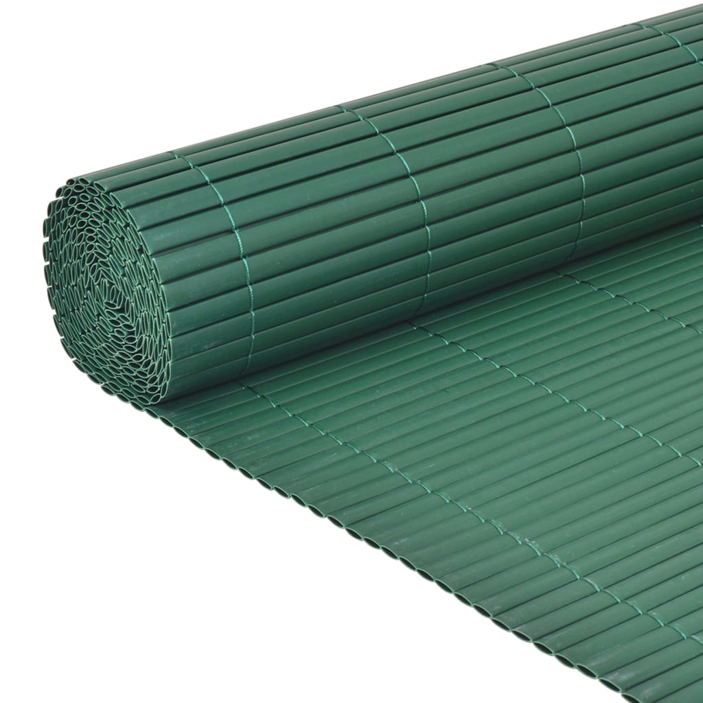 Tuinafscheiding Dubbelzijdig 150X500 Cm Pvc Groen