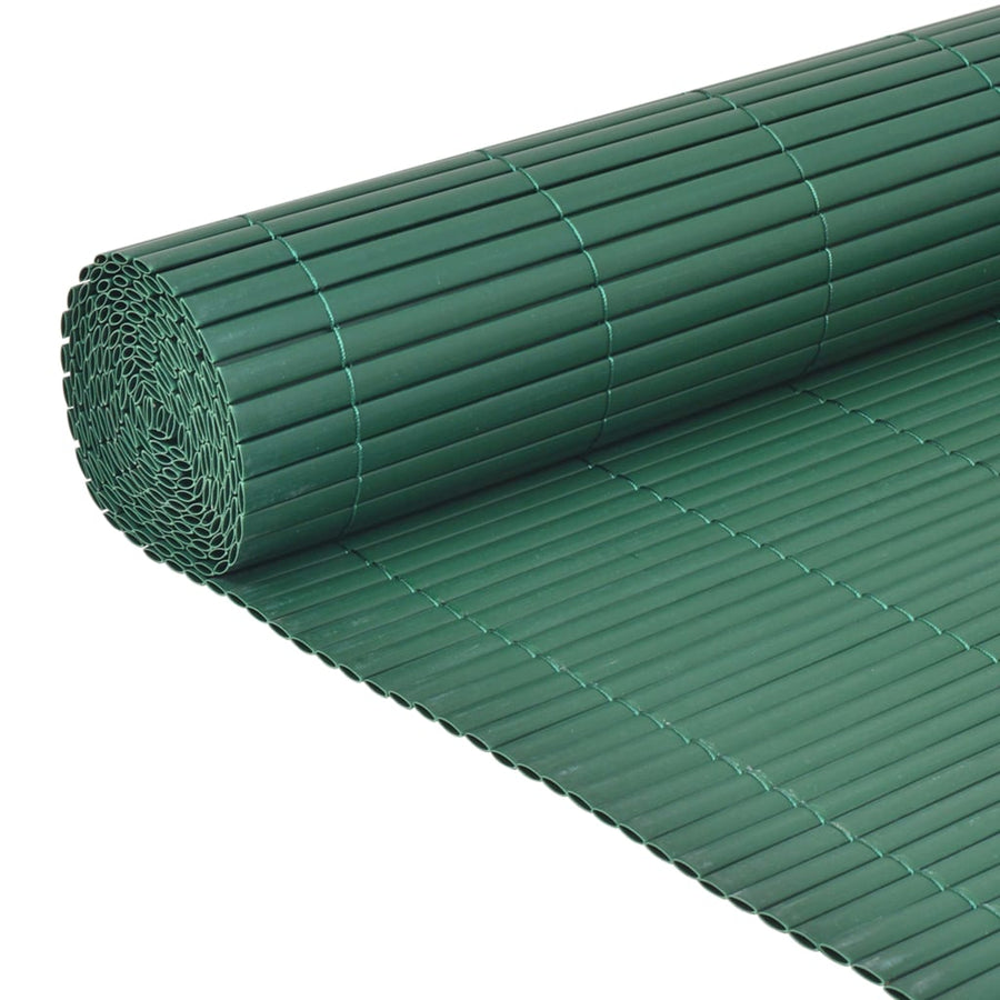 Tuinafscheiding Dubbelzijdig 150X500 Cm Pvc Groen