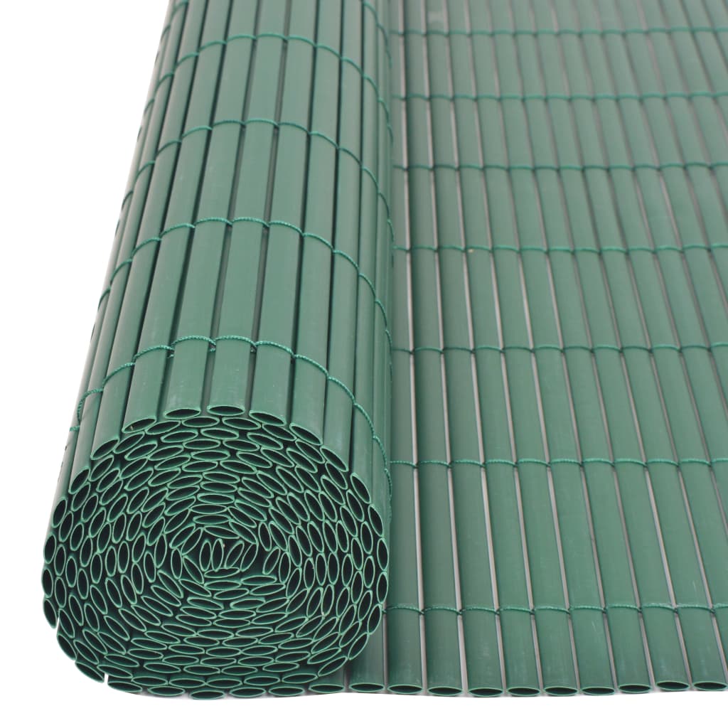 Tuinafscheiding Dubbelzijdig 150X500 Cm Pvc Groen
