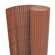 Garden fence Brown 150 x 500 cm PVC