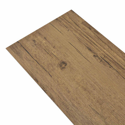 Vloerplanken 18 pcs Walnoot Bruin 5,26 m² PVC