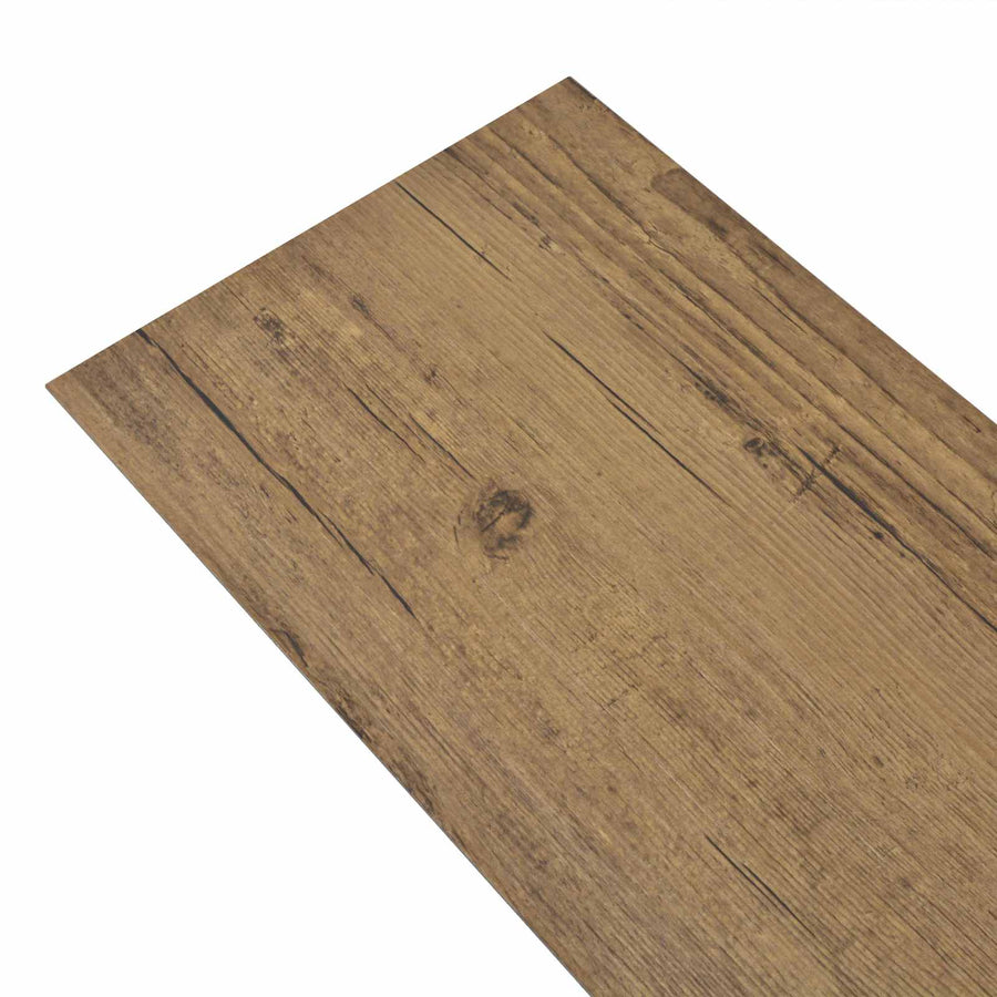 Vloerplanken 18 pcs Walnoot Bruin 5,26 m² PVC