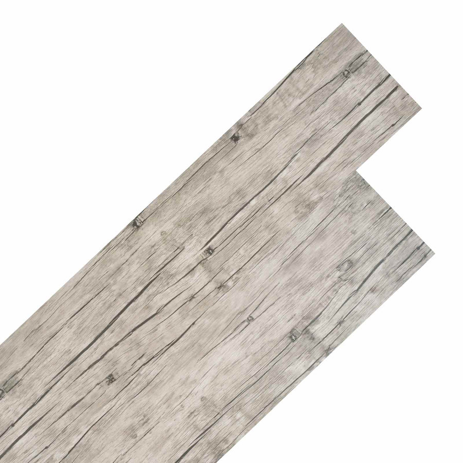 Vloerplanken 18 pcs Grijs 5,26 m² PVC