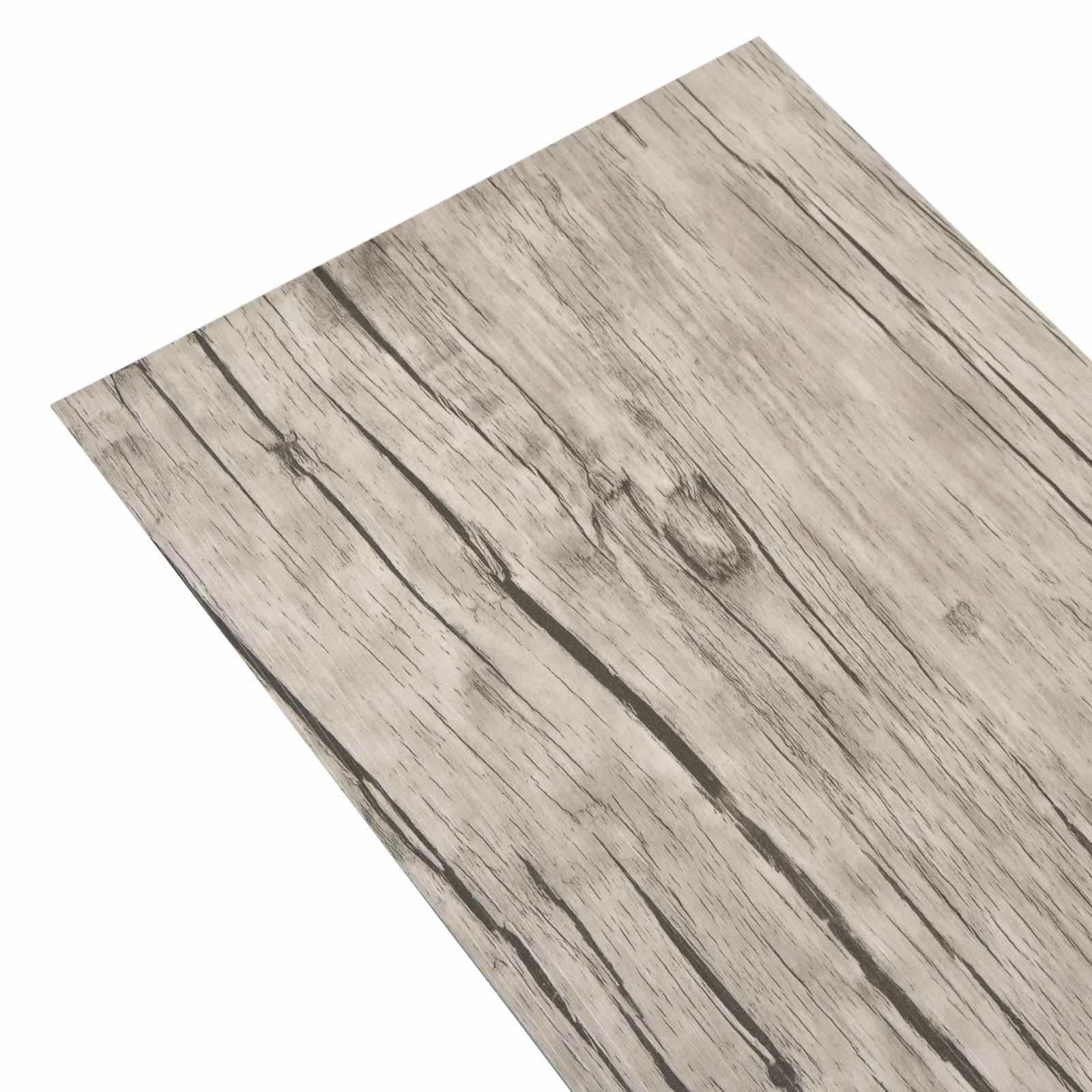 Vloerplanken 18 pcs Grijs 5,26 m² PVC