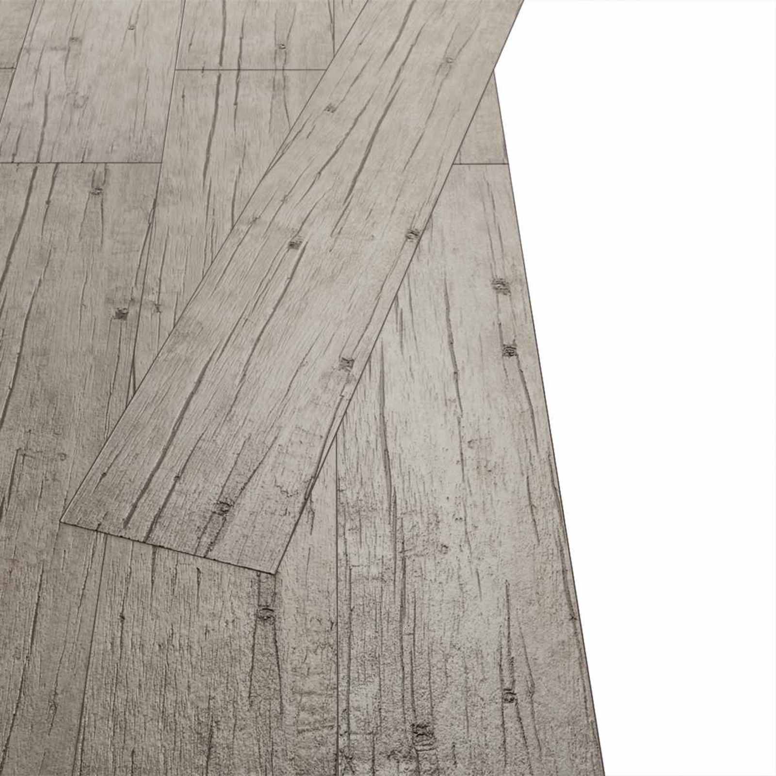 Vloerplanken 18 pcs Grijs 5,26 m² PVC