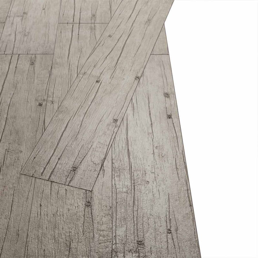 Vloerplanken 18 pcs Grijs 5,26 m² PVC