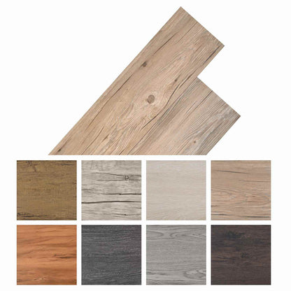 Vloerplanken 18 pcs Bruin 5,26 m² PVC
