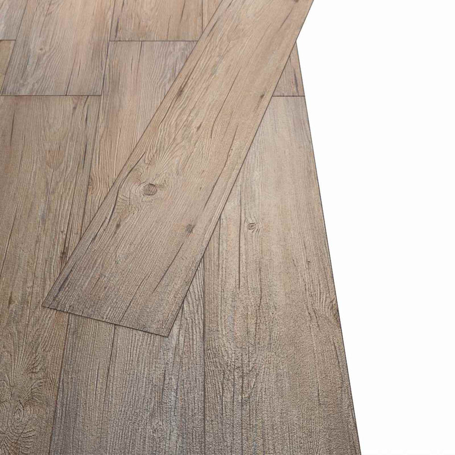 Vloerplanken 18 pcs Bruin 5,26 m² PVC