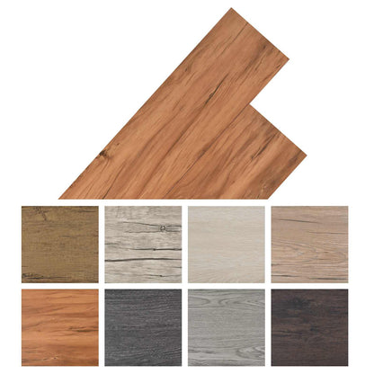 Vloerplanken 18 pcs Bruin 5,26 m² PVC