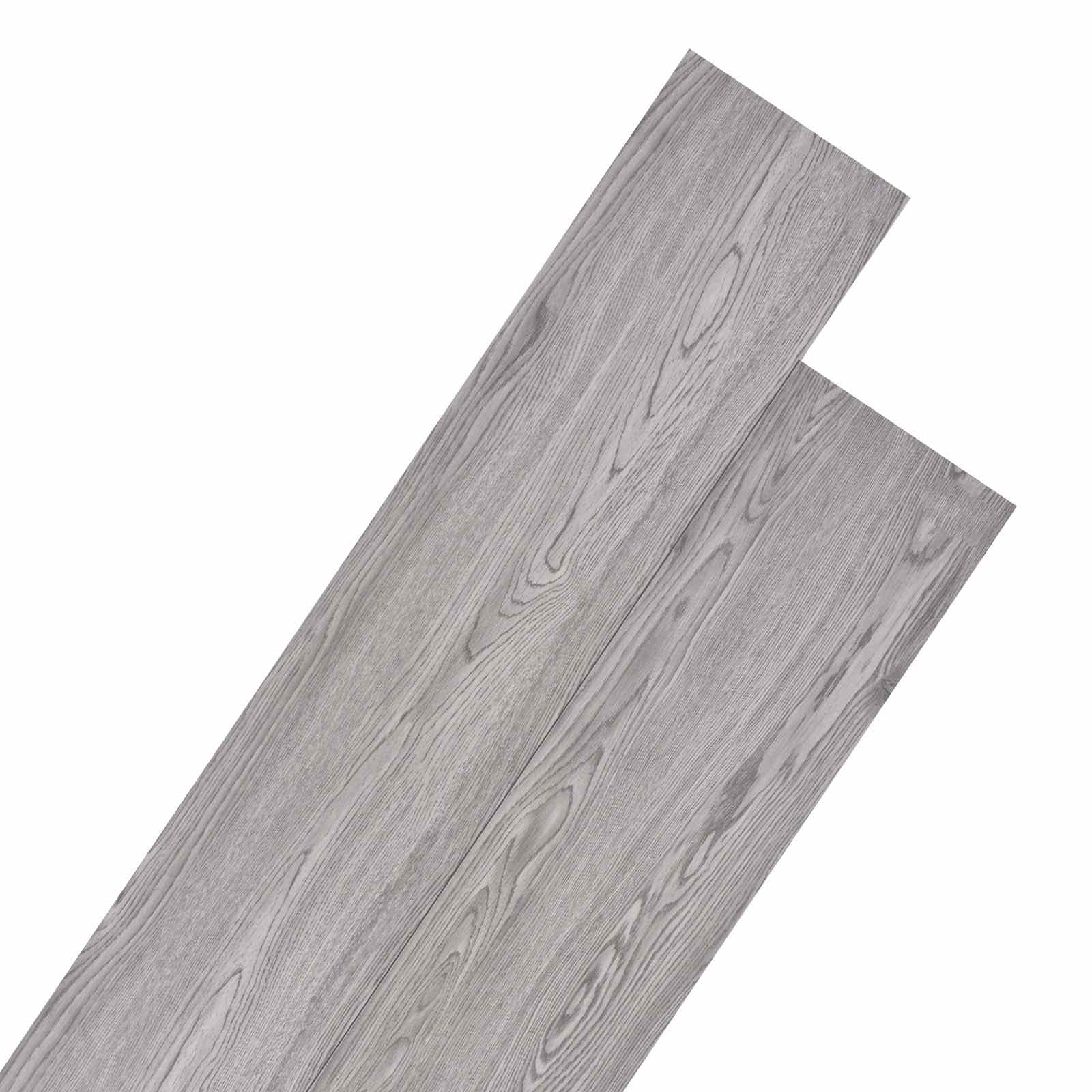 Vloerplanken 18 pcs Donkergrijs 5,26 m² PVC