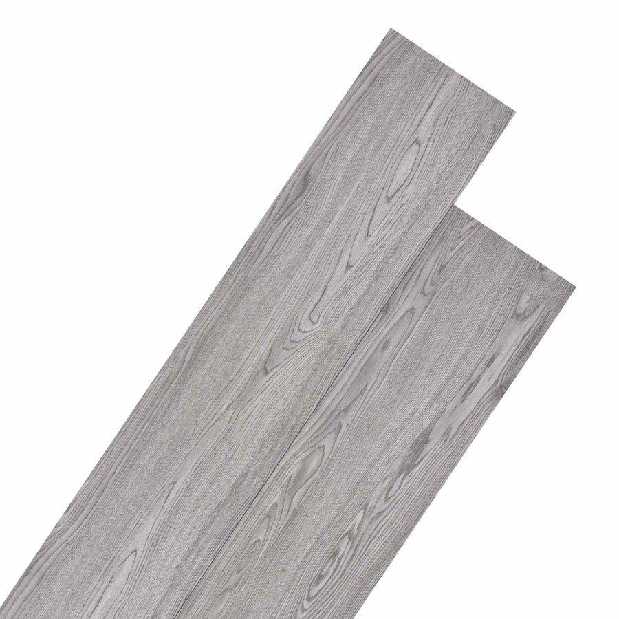 Vloerplanken 18 pcs Donkergrijs 5,26 m² PVC