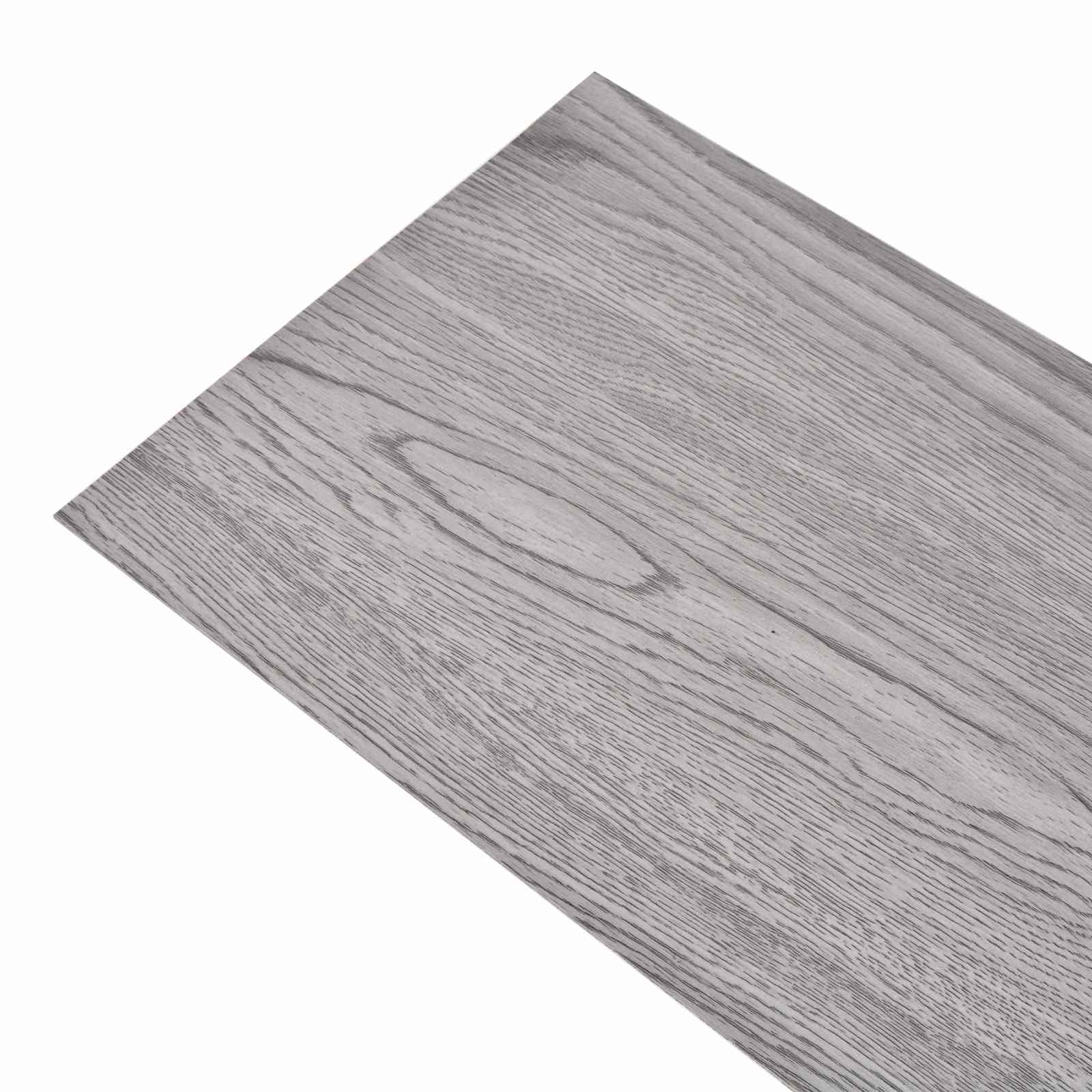 Vloerplanken 18 pcs Donkergrijs 5,26 m² PVC