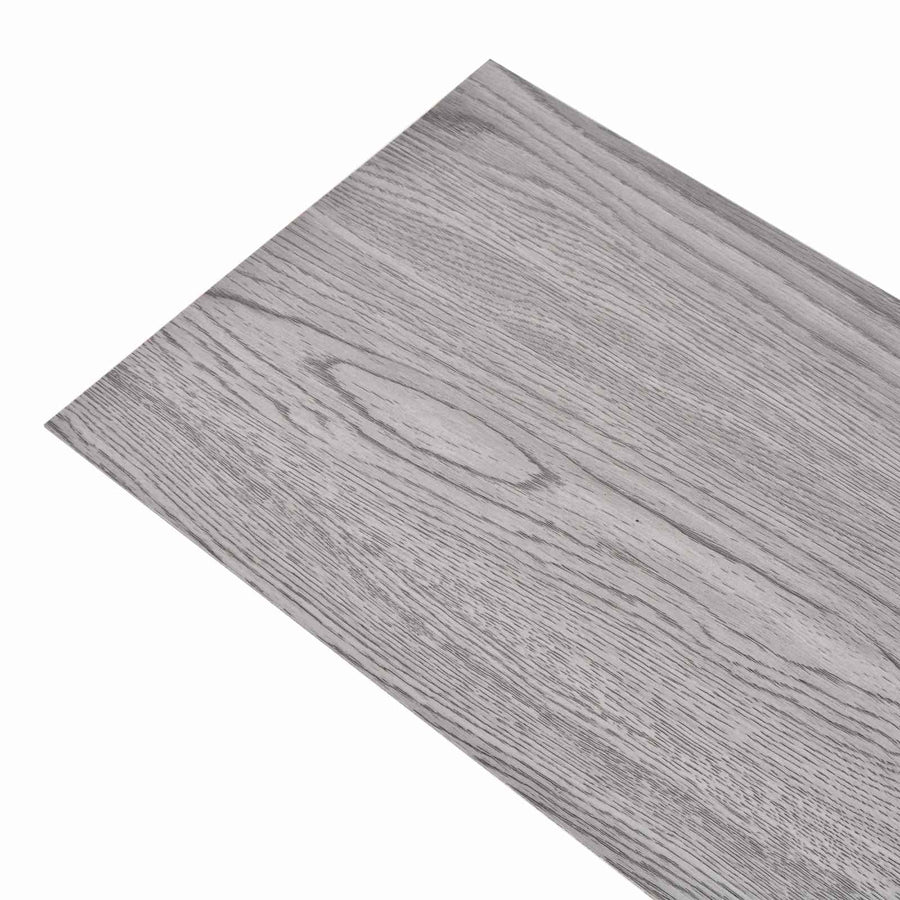 Vloerplanken 18 pcs Donkergrijs 5,26 m² PVC