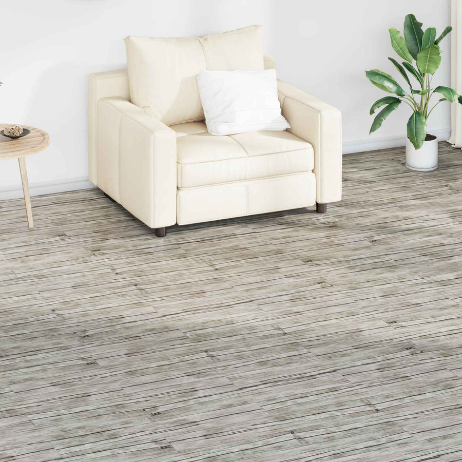 Vloerplanken 36 pcs Grijs 5,02 m² PVC