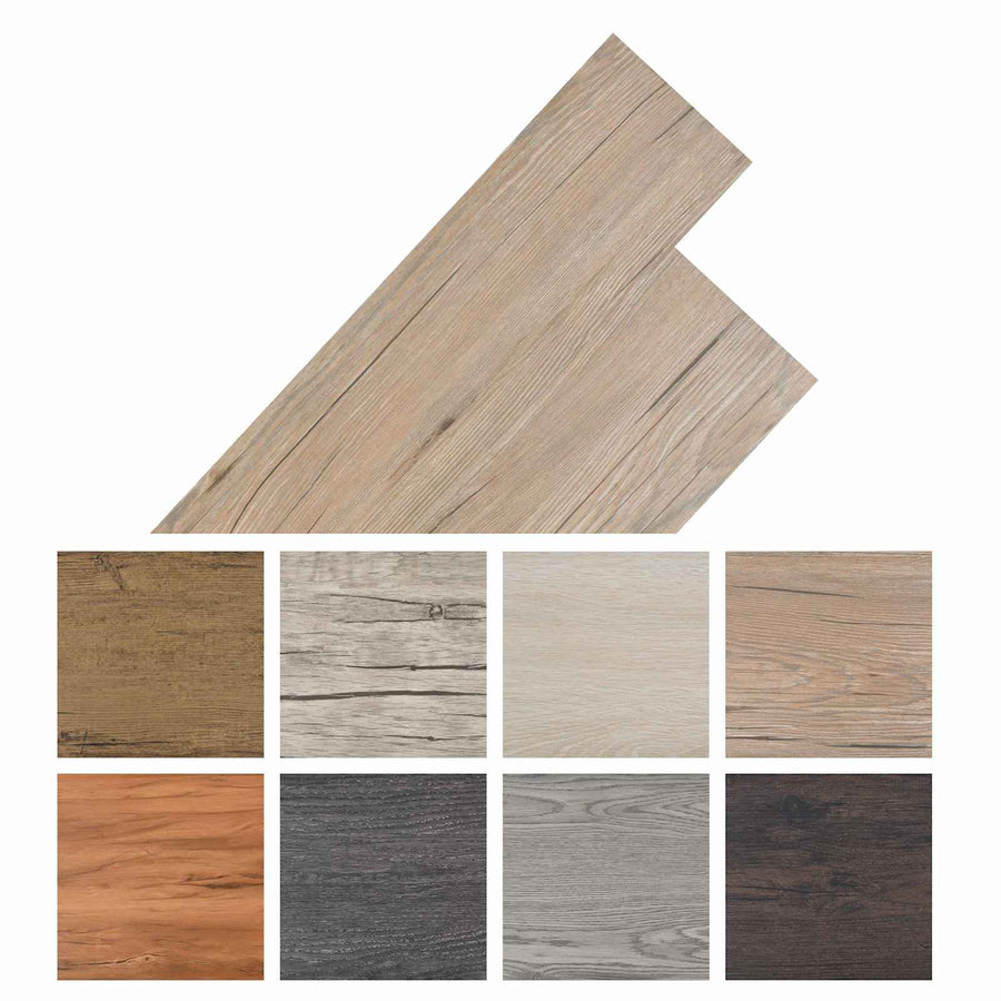 Vloerplanken 36 pcs Eikenbruin 5,02 m² PVC