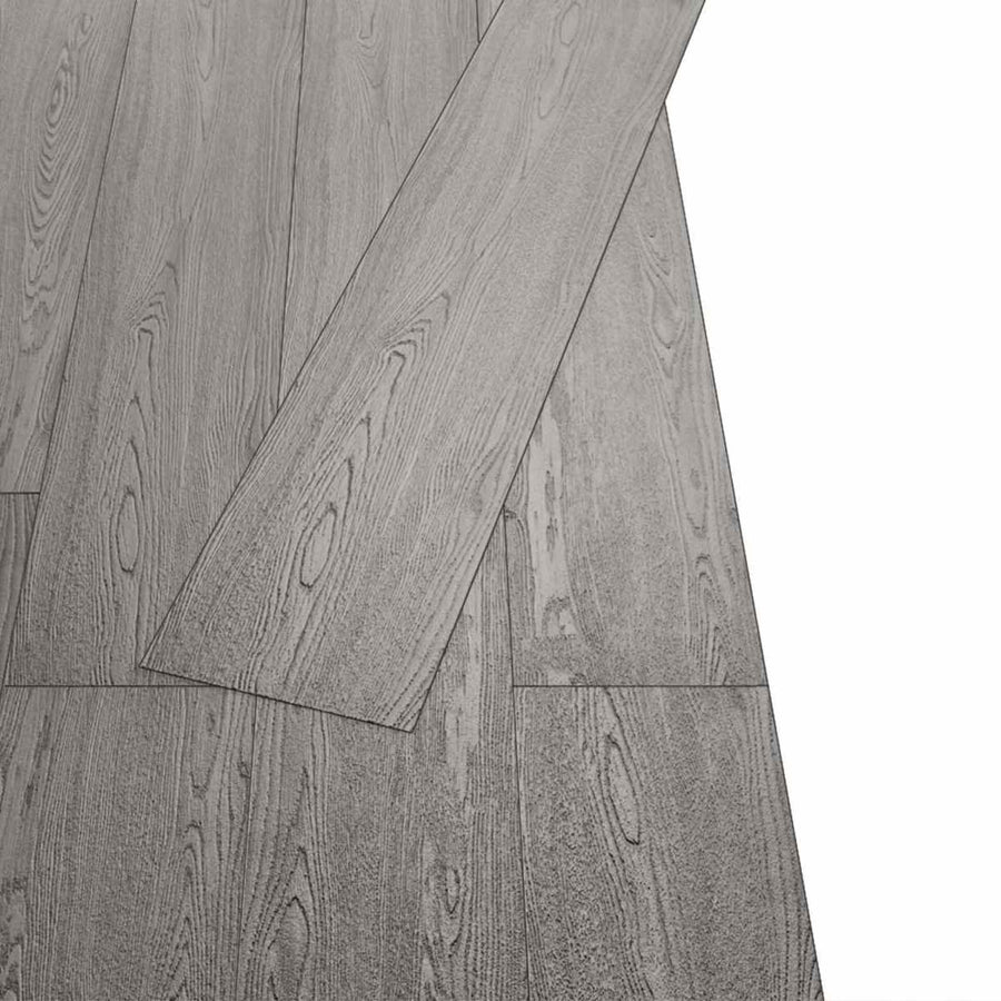 Vloerplanken 36 pcs Donkergrijs 5,02 m² PVC
