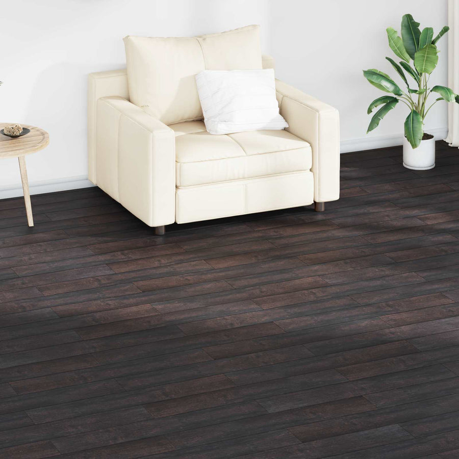Vloerplanken 36 pcs Donkerbruin 5,02 m² PVC