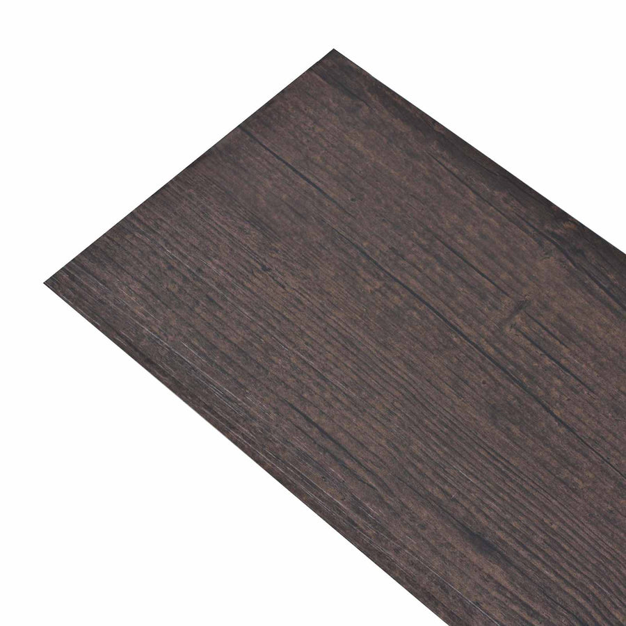 Vloerplanken 36 pcs Donkerbruin 5,02 m² PVC