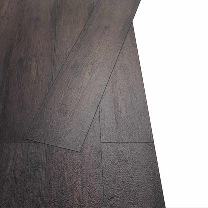 Vloerplanken 36 pcs Donkerbruin 5,02 m² PVC