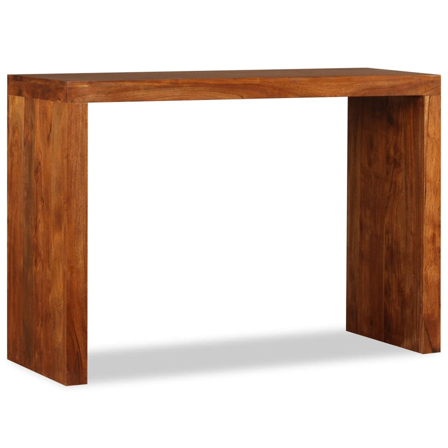 Wandtafel 110X40X76 Cm Hout Met Honingkleurige Afwerking